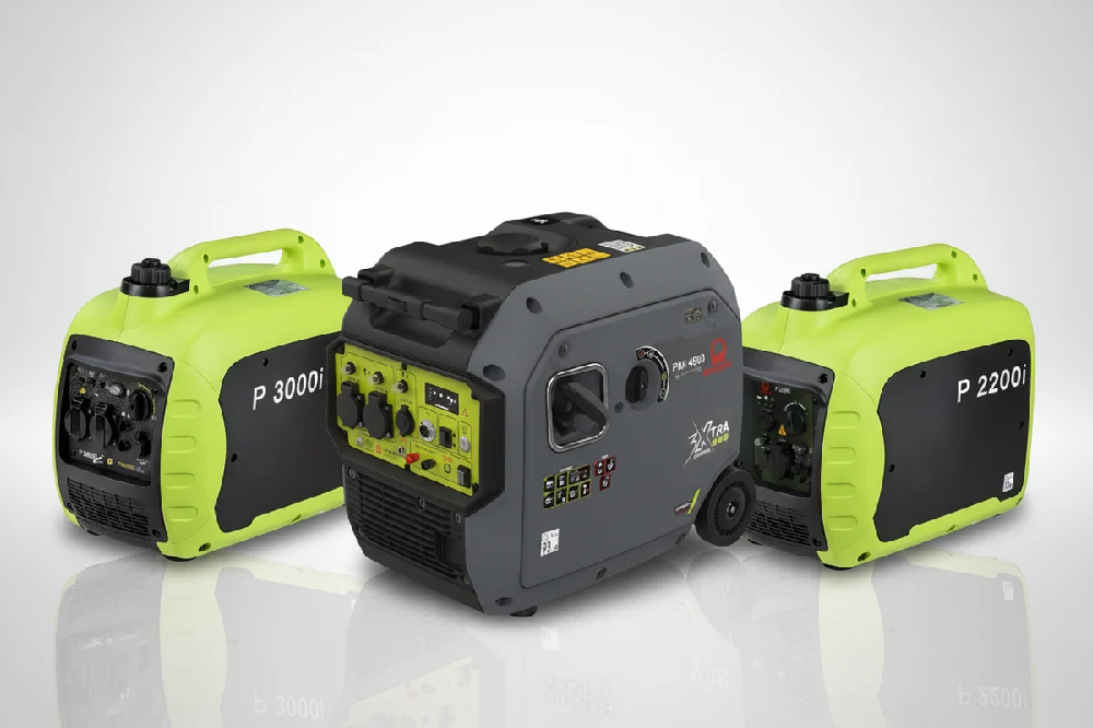 Pramac P2200i 2100W portable petrol inverter generator for camping and caravanning